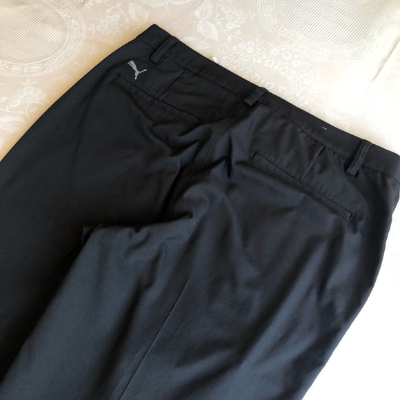 Puma SE Golf Way 1 Men’s Size W34/L32 Black Dri-Fit Golf Activewear Pants - Picture 15 of 16